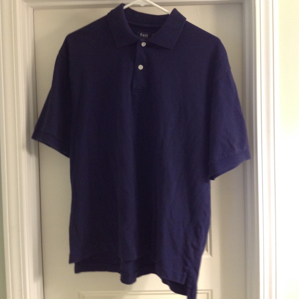 Dark blue polo by Bass